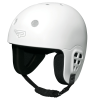 Parasport Italia Fairwind XPS open face skydiving helmet. White color. Shown from the front