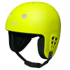 Parasport Italia Fairwind XPS open face skydiving helmet. Yellow Neon color. Shown from the front