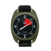 Barigo Altimerer with black 4000 meters dial and green case. Velcro Mounting