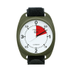 Barigo Altimerer with white 4000 meters dial and green case. Velcro Mounting