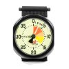 Viplo FT50 Analog Altimeter with white 4000 meters fluorescent dial and black case