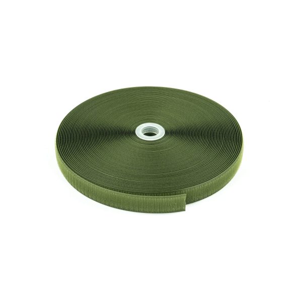 Roll of SEW-ON NYLON FASTENER TAPE OLIVE DRAB - HOOK