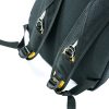 Wingstore Cordura Backpack, shown from the back, it has an imitation of three ring system on the straps.