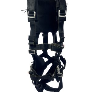 Paratec next millenium tandem passenger harness, color: black, shown from the back