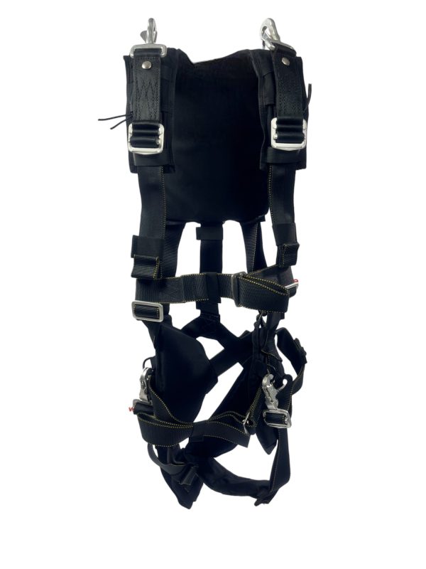Paratec next millenium tandem passenger harness, color: black, shown from the back