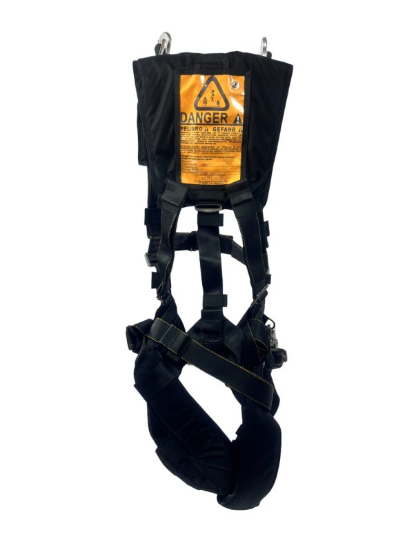 Paratec next millenium tandem passenger harness, color: black, shown from the front