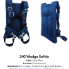 Para-Phernalia Wedge Softie Complete with conventional harness. Shown from the front and back 15