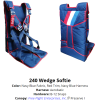 Para-Phernalia Wedge Softie Complete with aerobatic harness. Shown from the front and back 14