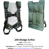 Para-Phernalia Wedge Softie Complete with conventional harness. Shown from the front and back 13