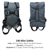 Para-Phernalia Mini Softie Complete with conventional harness. Shown from the front and back