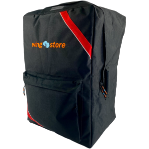 Wingstore Black Gear Bag shown from the front