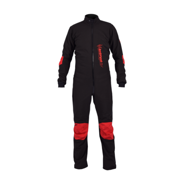 Winter Suit made by Intrudair shown from the back.