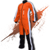 Multispeed Instructor Suit made by Intrudair shown from the side.