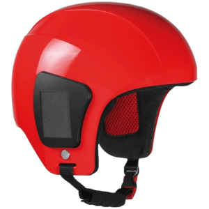Parasport Italia Z1 JED-A Wind IAS helmet shown from the side. Color: Red