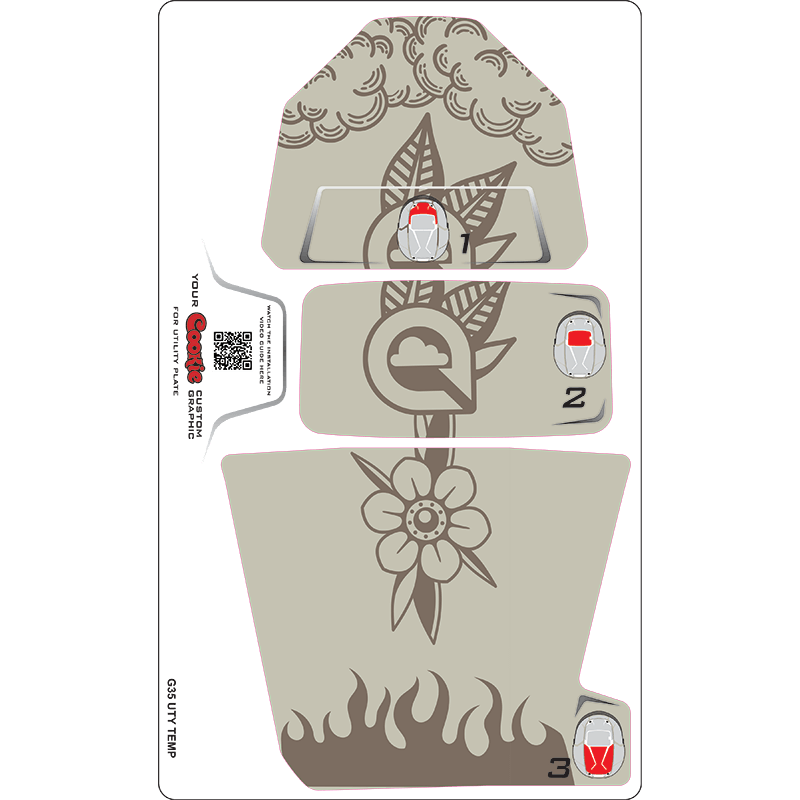 COOKIE UTILITY PLATE DECAL