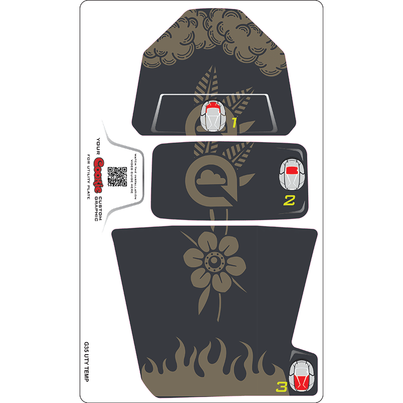 COOKIE UTILITY PLATE DECAL