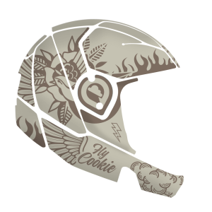 COOKIE G4 HELMET DECAL